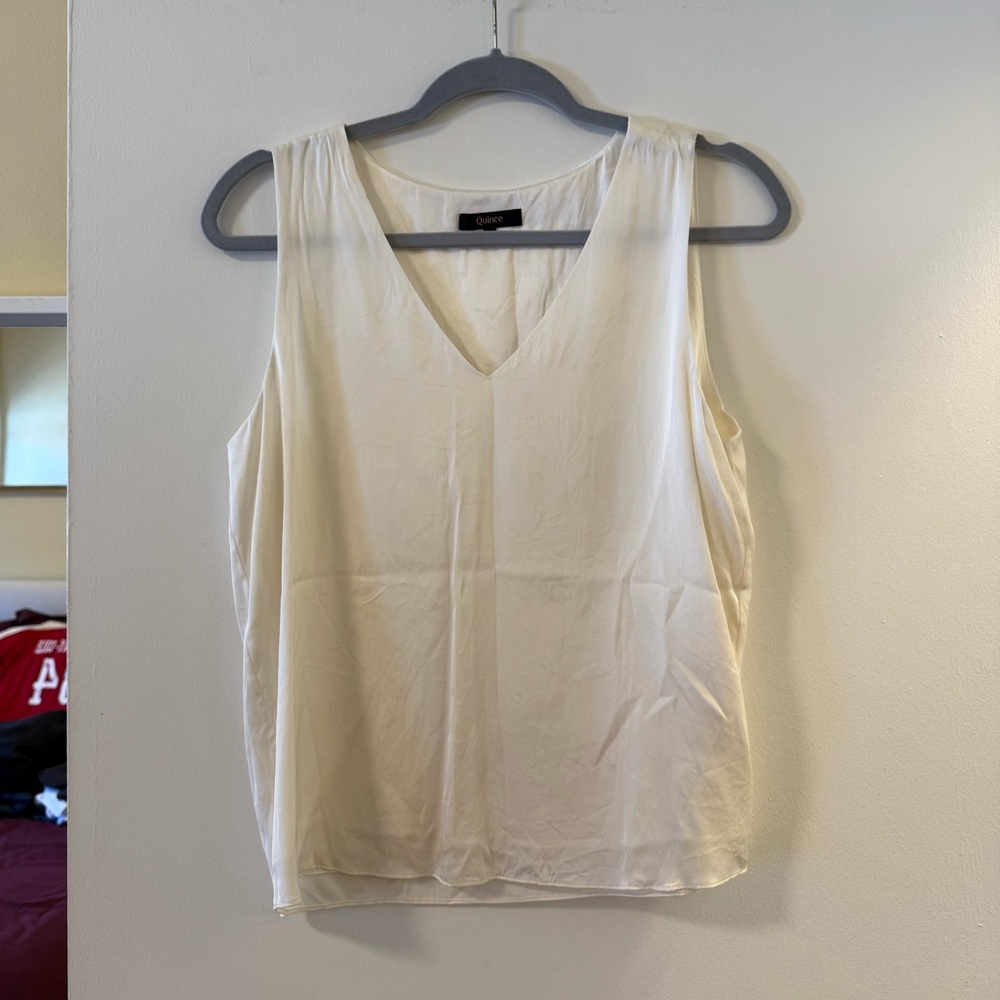 Quince Silk Tank Top
